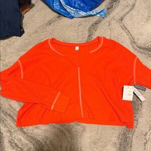 BP Bright Orange Knit Top